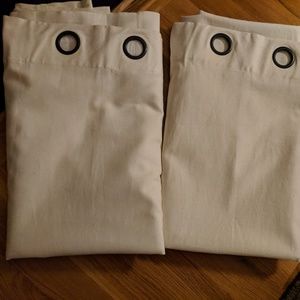 Pottery Barn Linen/Cotton Grommet Drapes, 50x84